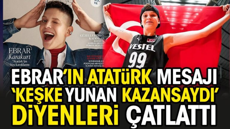 Ülkemize büyük başarılar kazandıran Filenin Sultanları’ndan Ebrar’ı, Marie Claire dergisi