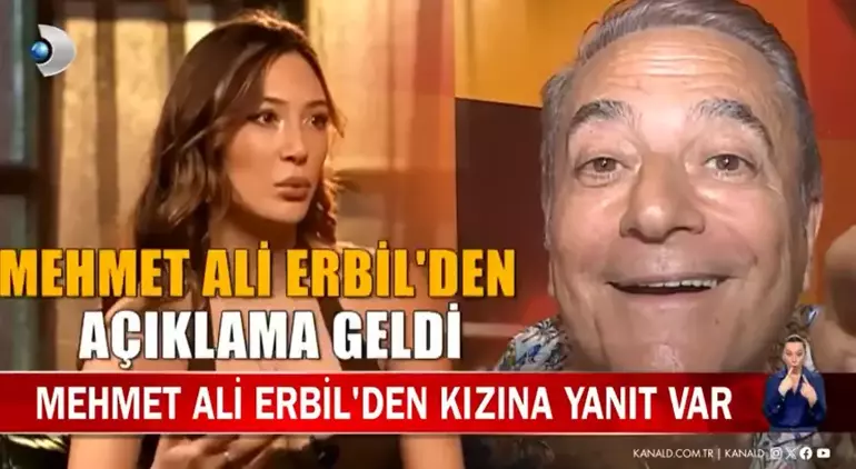 Mehmet Ali Erbil kızının