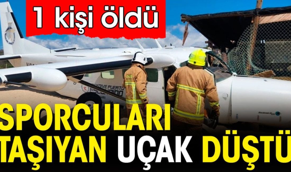 Bir uçak kazası, sporcuları