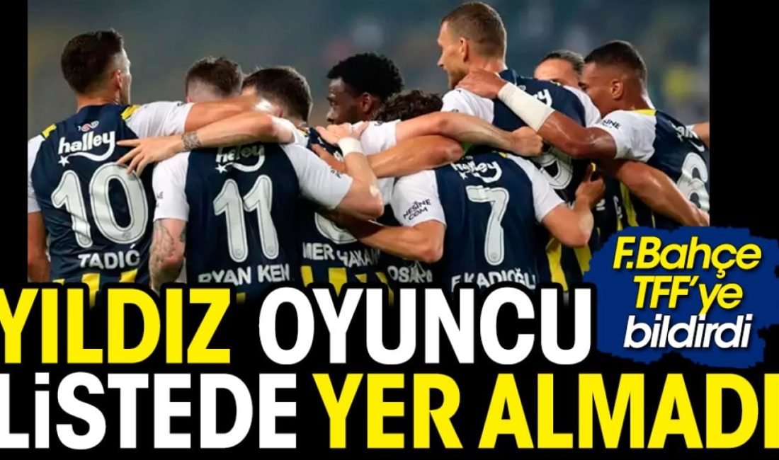  Fenerbahçe'nin yıldız oyuncusu