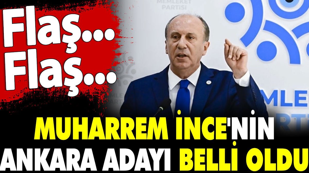 Muharrem İnce’nin Ankara adayı Burak Hasar’ın mesleği nedir?