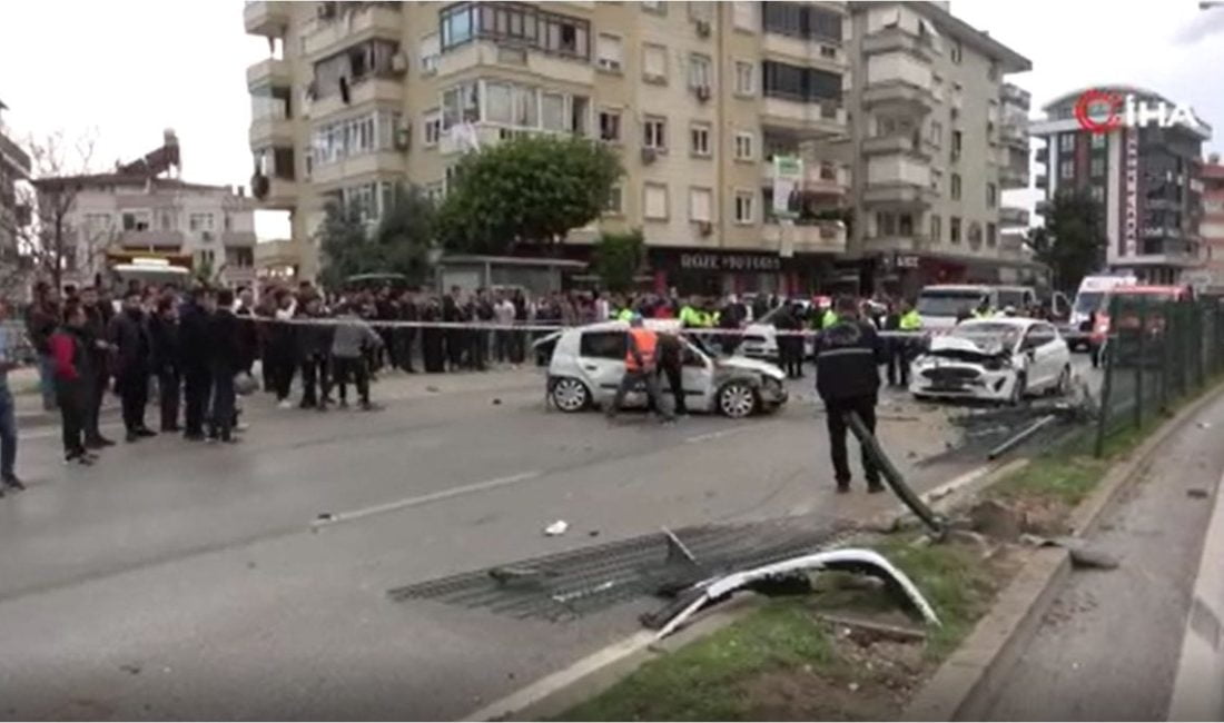 Alanya'da kontrolden çıkan bir