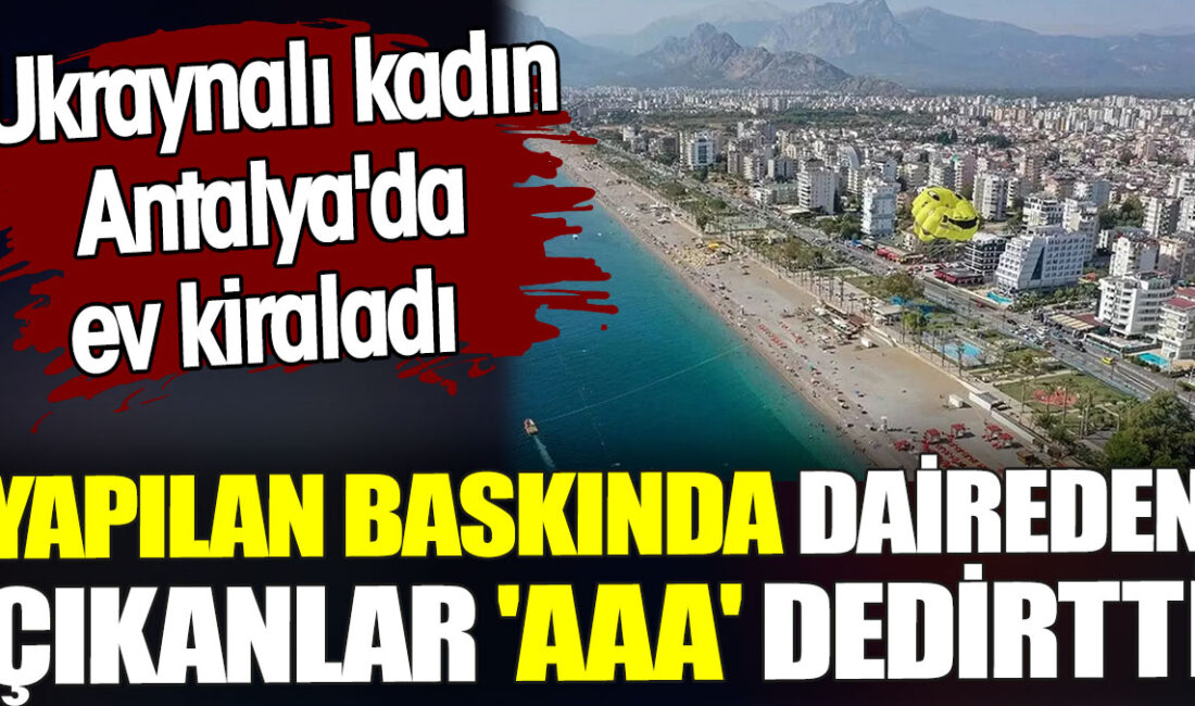 Antalya Konyaaltı'nda Ukraynalı bir