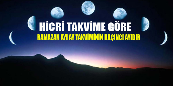 Hicri Takvime Göre Ramazan Ayı Ay Takviminin Kaçıncı Ayıdır