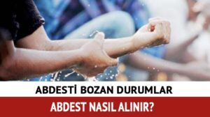 Abdest nasıl alınır madde madde