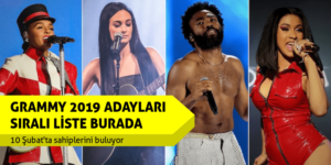 2019 grammy adayları