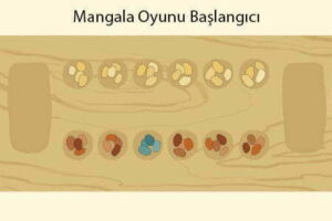 14 hazneli bir tahtada oynanan geleneksel oyun