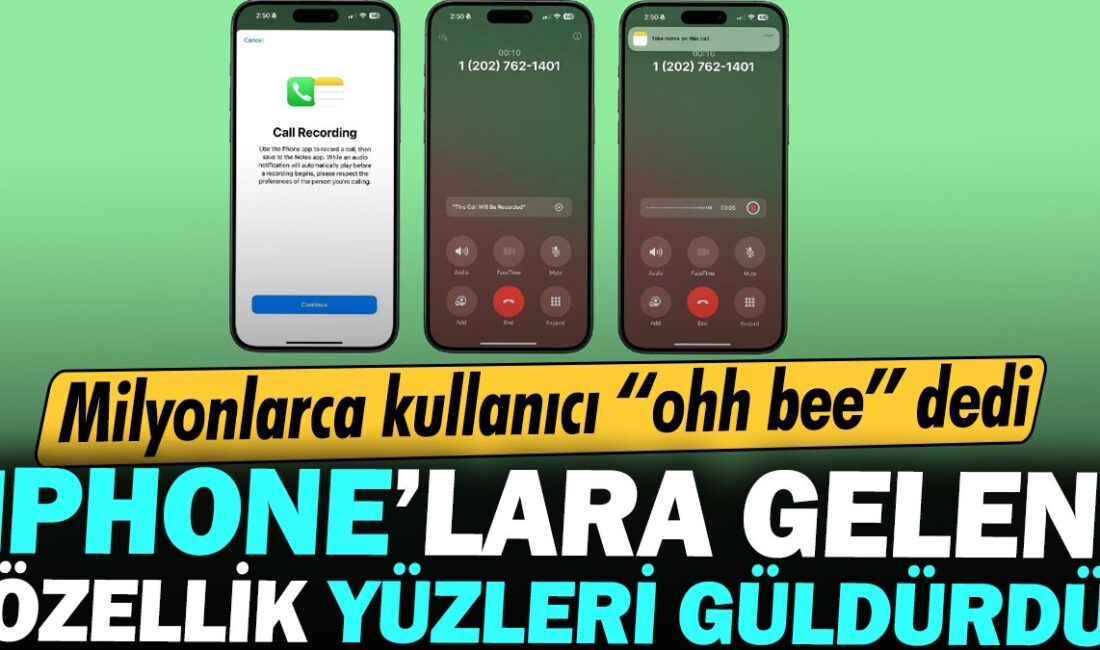 iPhone'lara gelen özellik yüzleri