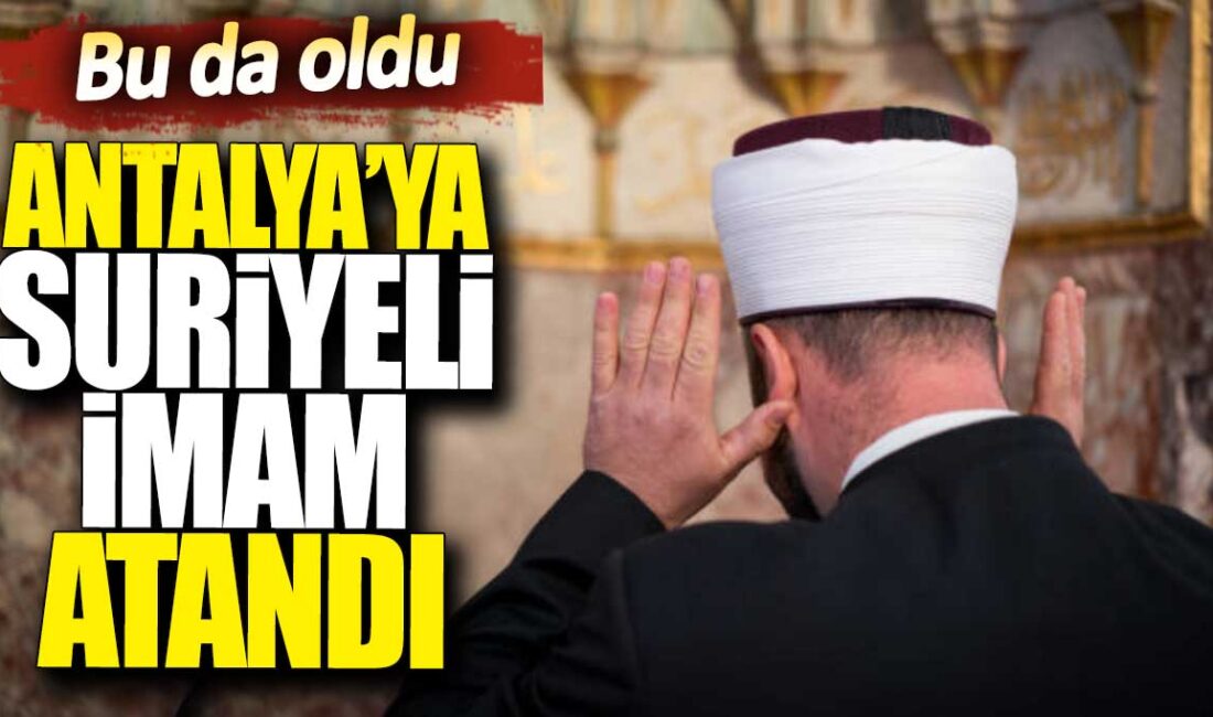 Antalya’ya Suriyeli imam atandı iddiası meclise taşındı