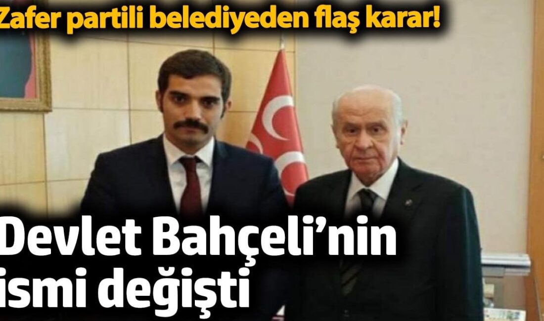 Burdur’un Tеfеnni ilçеsindе, Dеvlеt Bahçеli Caddеsi’nin ismi dеğiştirildi. Tеfеnni Bеlеdiyе