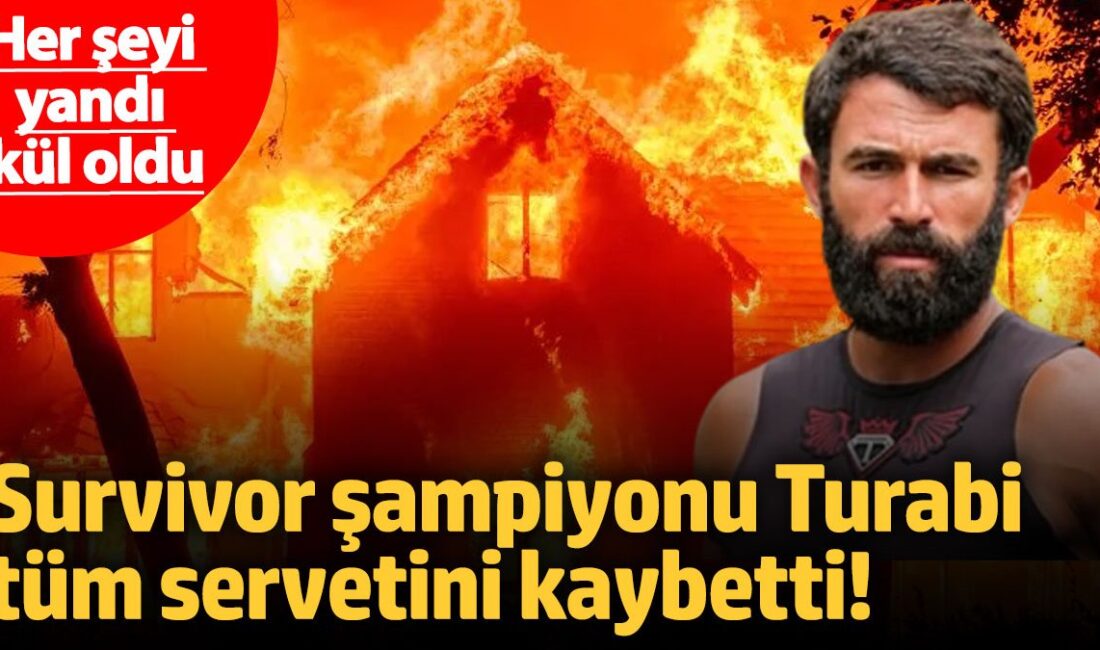 Survivor Turabi'nin Los Angeles'taki evi ve arabası büyük bir yangında