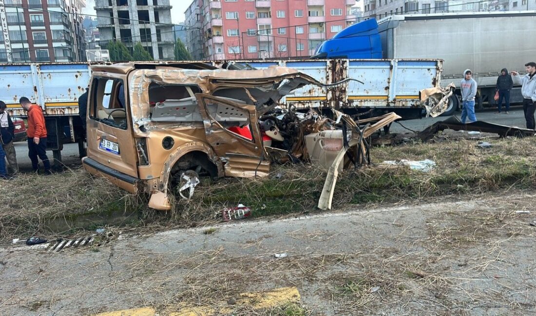 Rize’nin Ardeşen ilçesinde 12 Ocak 2025’te meydana gelen trafik kazasında