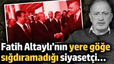 Gazeteci Fatih Altaylı, Ekrem İmamoğlu'nun muhalefet tarzını övdü ve CHP'de