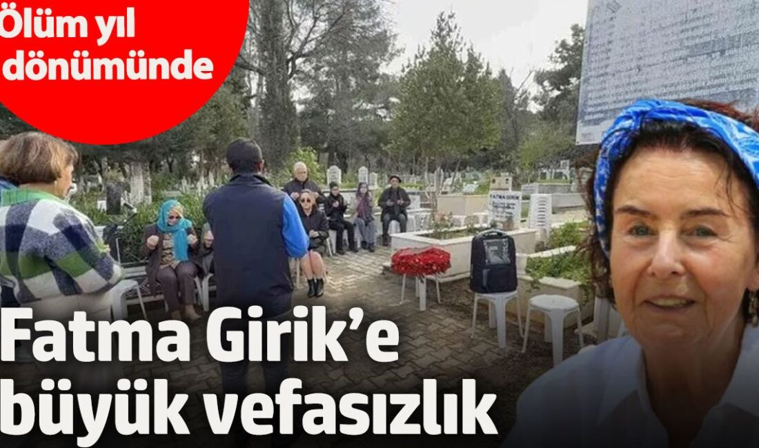 Fatma Girik'in ölümünün üçüncü yıl dönümünde Bodrum'daki mezarı başında düzenlenen