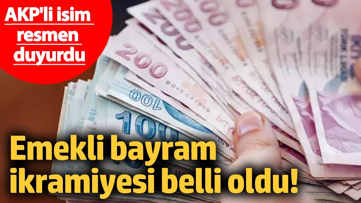 AKP Grup Başkanı Abdullah Güler, emekli bayram ikramiyesinin 4 bin